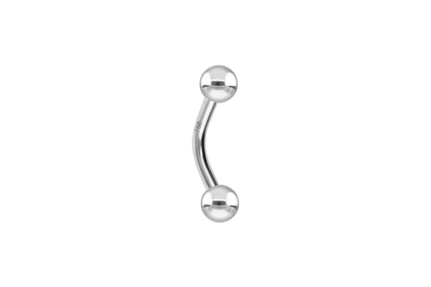 14/18 Karat Gold Piercing Banane